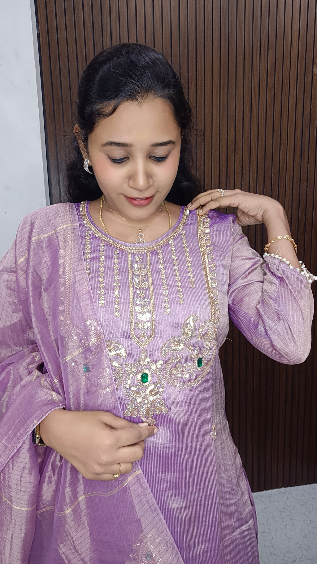 Kurti with pant and dupatta
