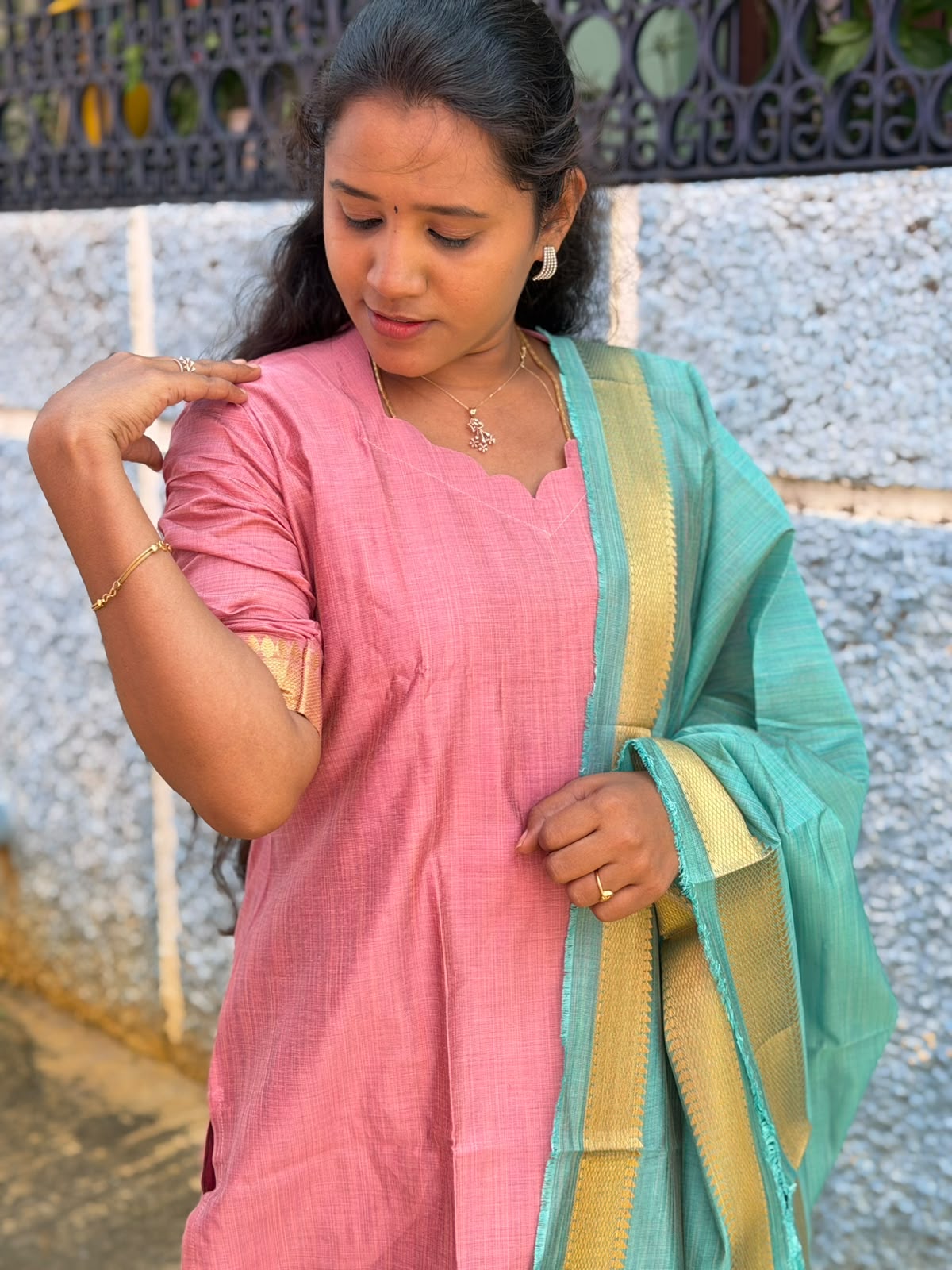 Susmi Brand premium Mangalgiri Pattu kurti set Collections
