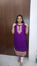 Grand side open Kurti