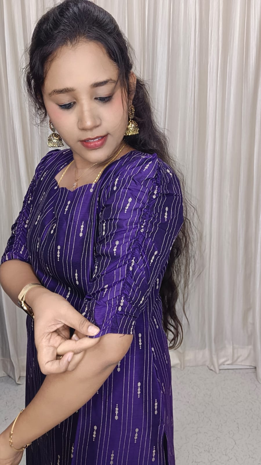 SB1089-Susmi Brand Premium Raw silk Kurti set