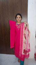 Kurti with pant and dupatta
