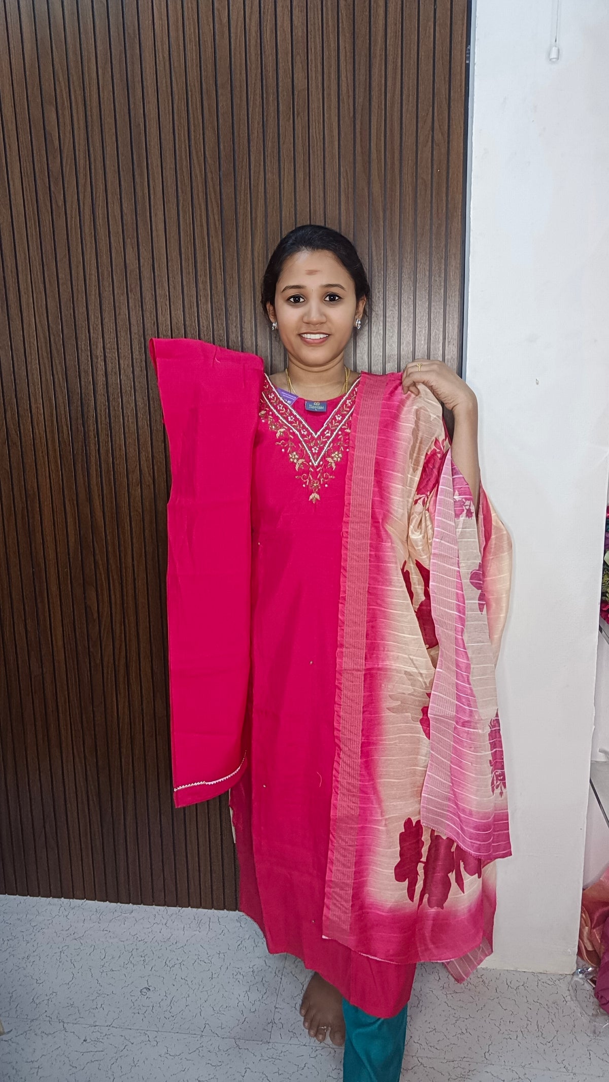 Kurti with pant and dupatta