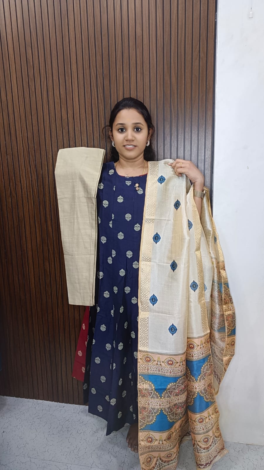 Premium Raw Silk Anarkali kurti set collections