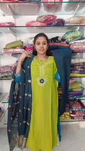 Side open kurti set