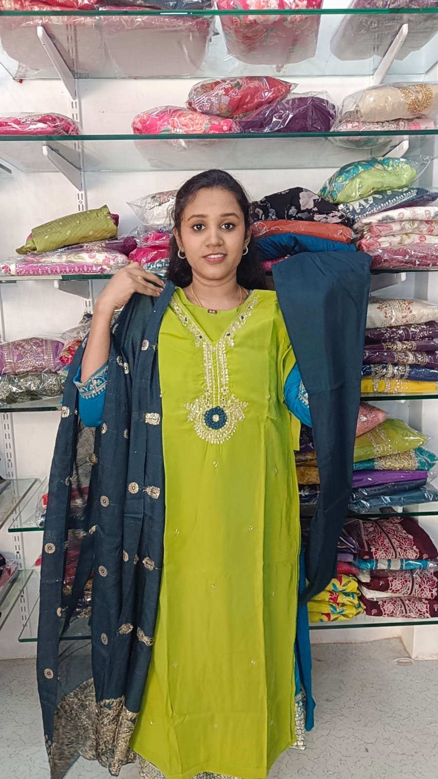 Side open kurti set