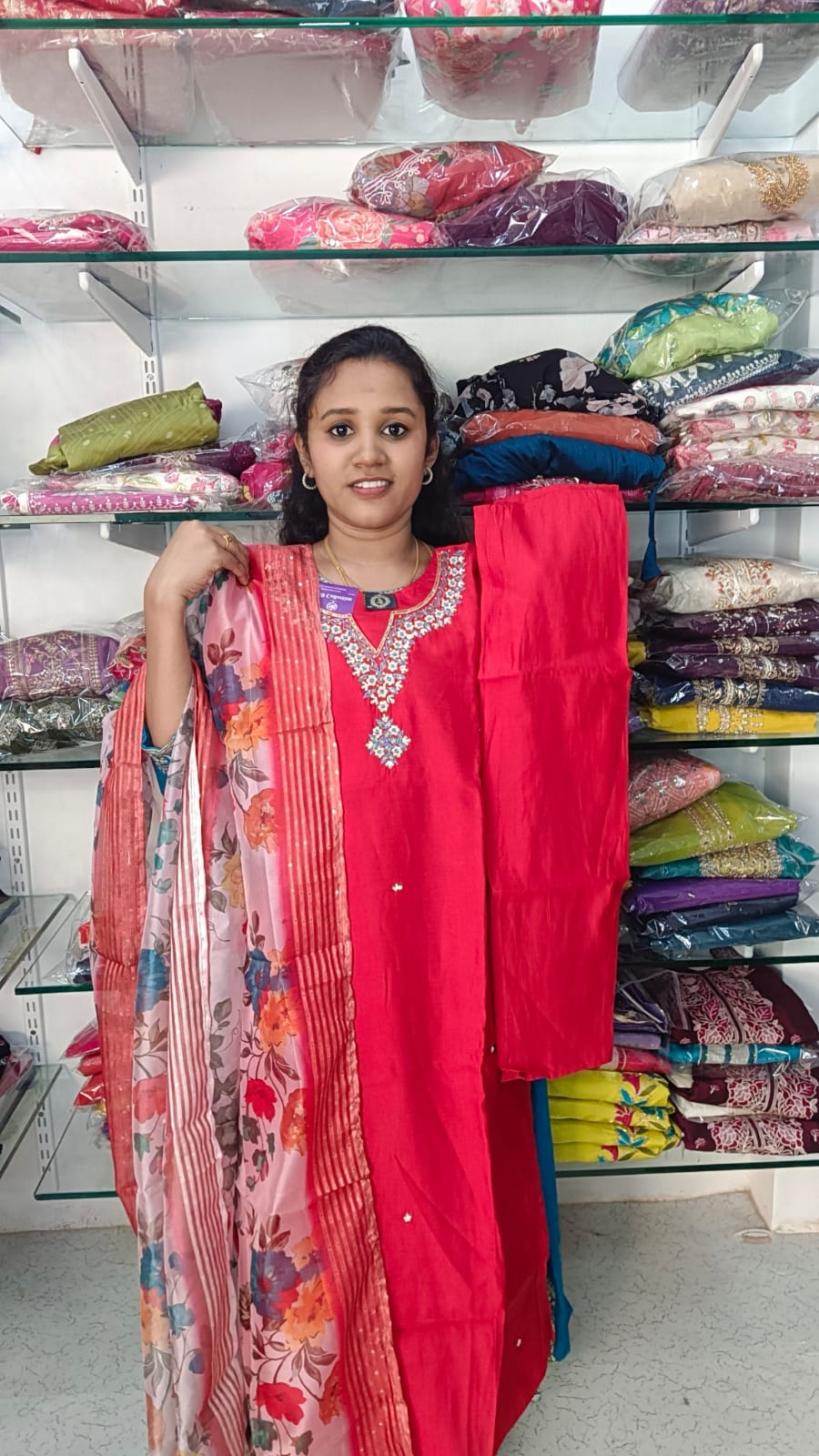 Side open kurti set