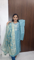 Kurti with pant and dupatta