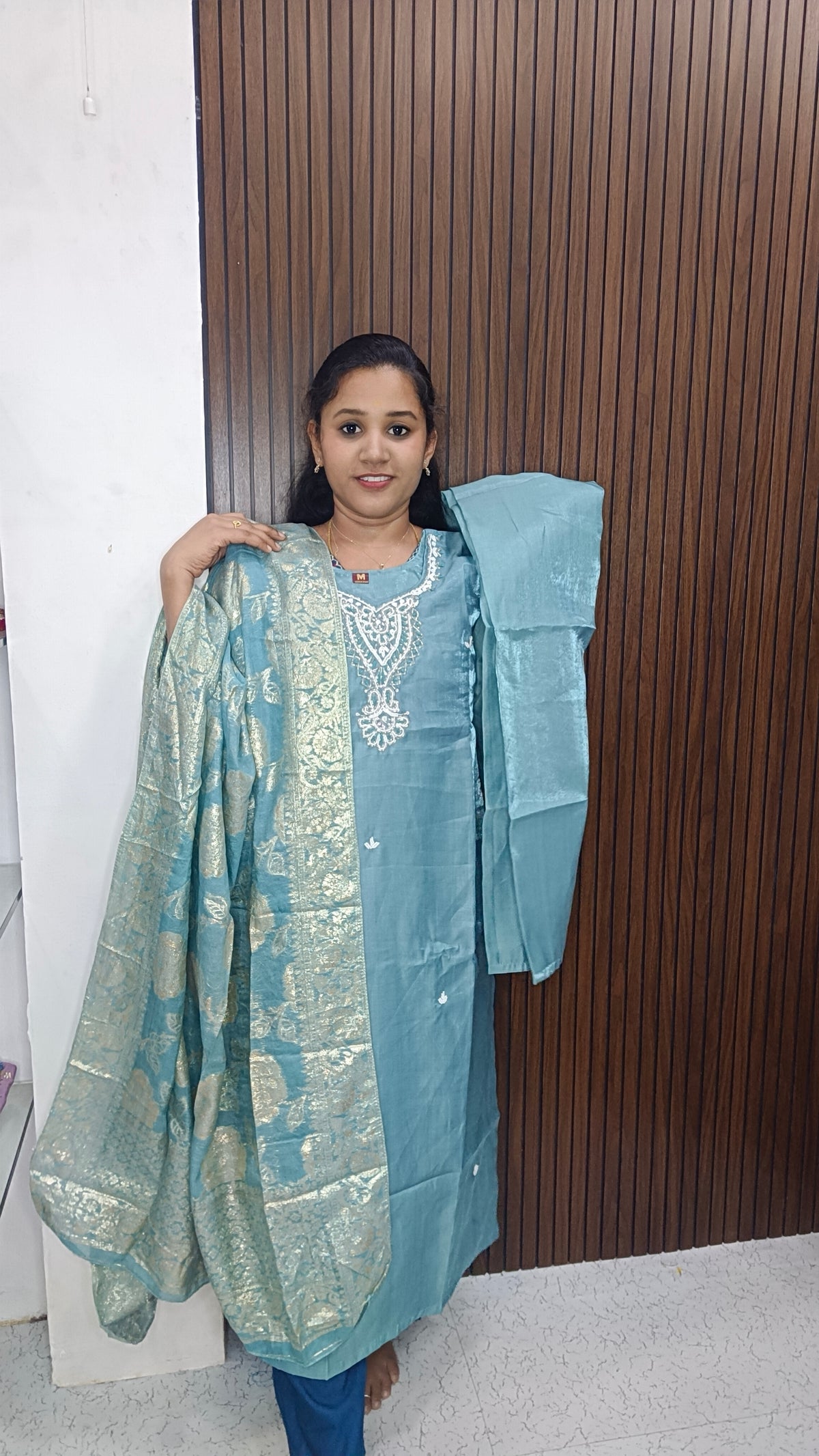 Kurti with pant and dupatta
