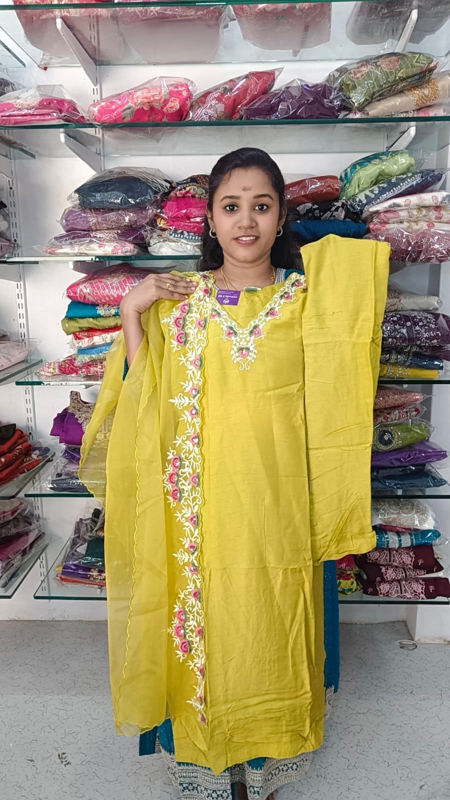 Side open kurti set