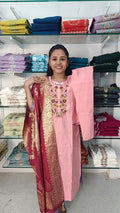 Kurti with pant and dupatta