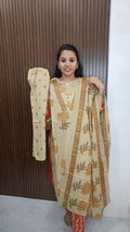 Cotton side open Kurtis sets