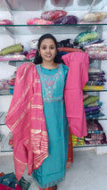 Side open kurti set