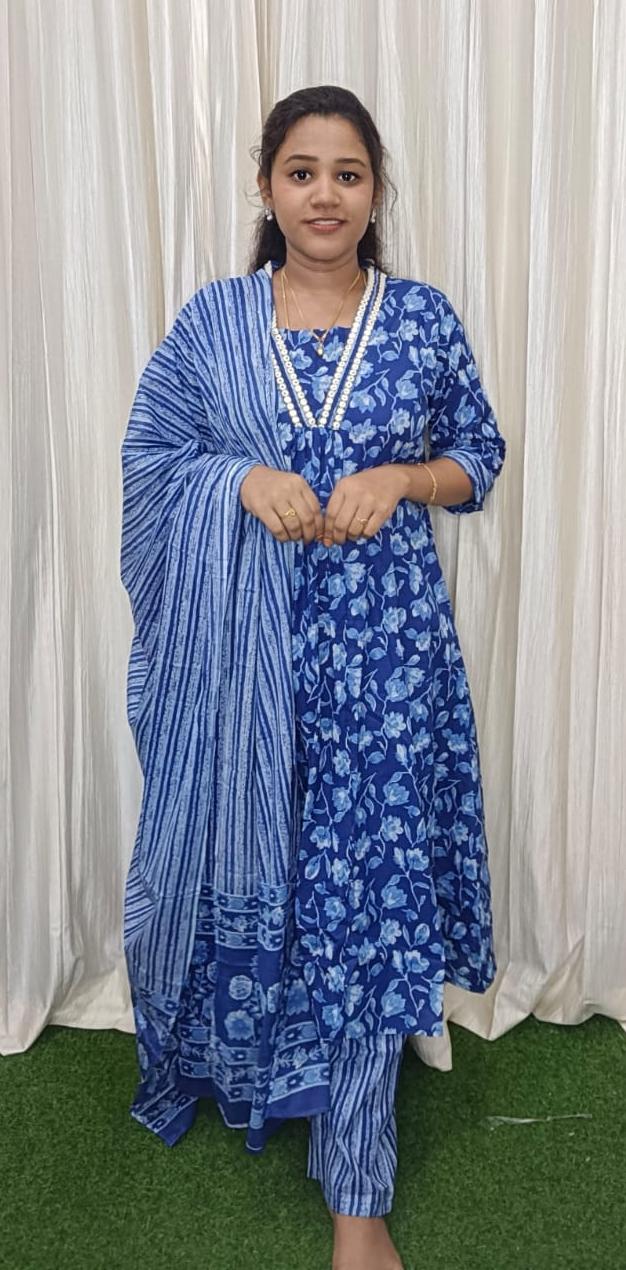 Premium Cotton Aline 3 piece set