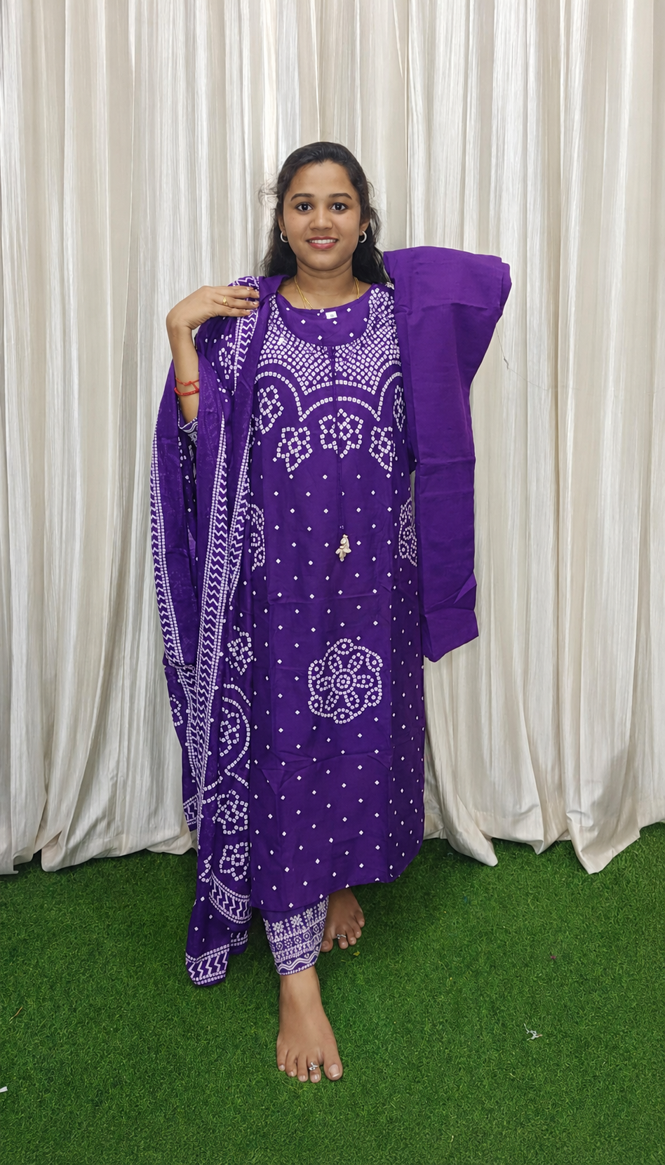 Side open kurti set