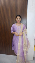 Kurti with pant and dupatta