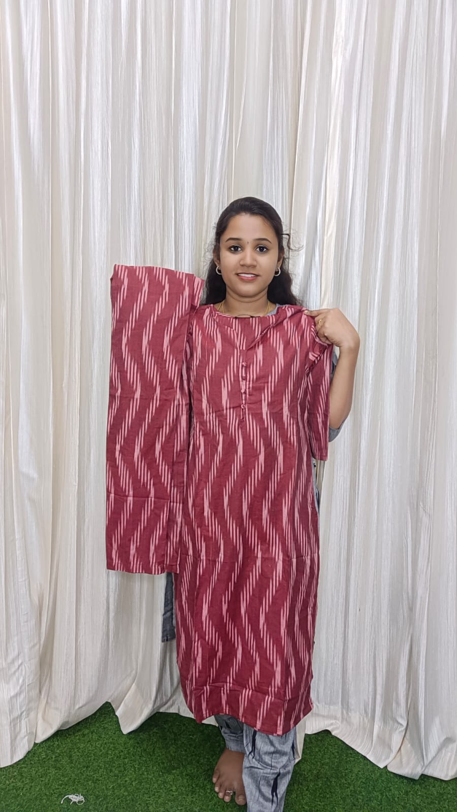 Ikkat side open coord set