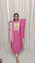 Kurti with pant and dupatta
