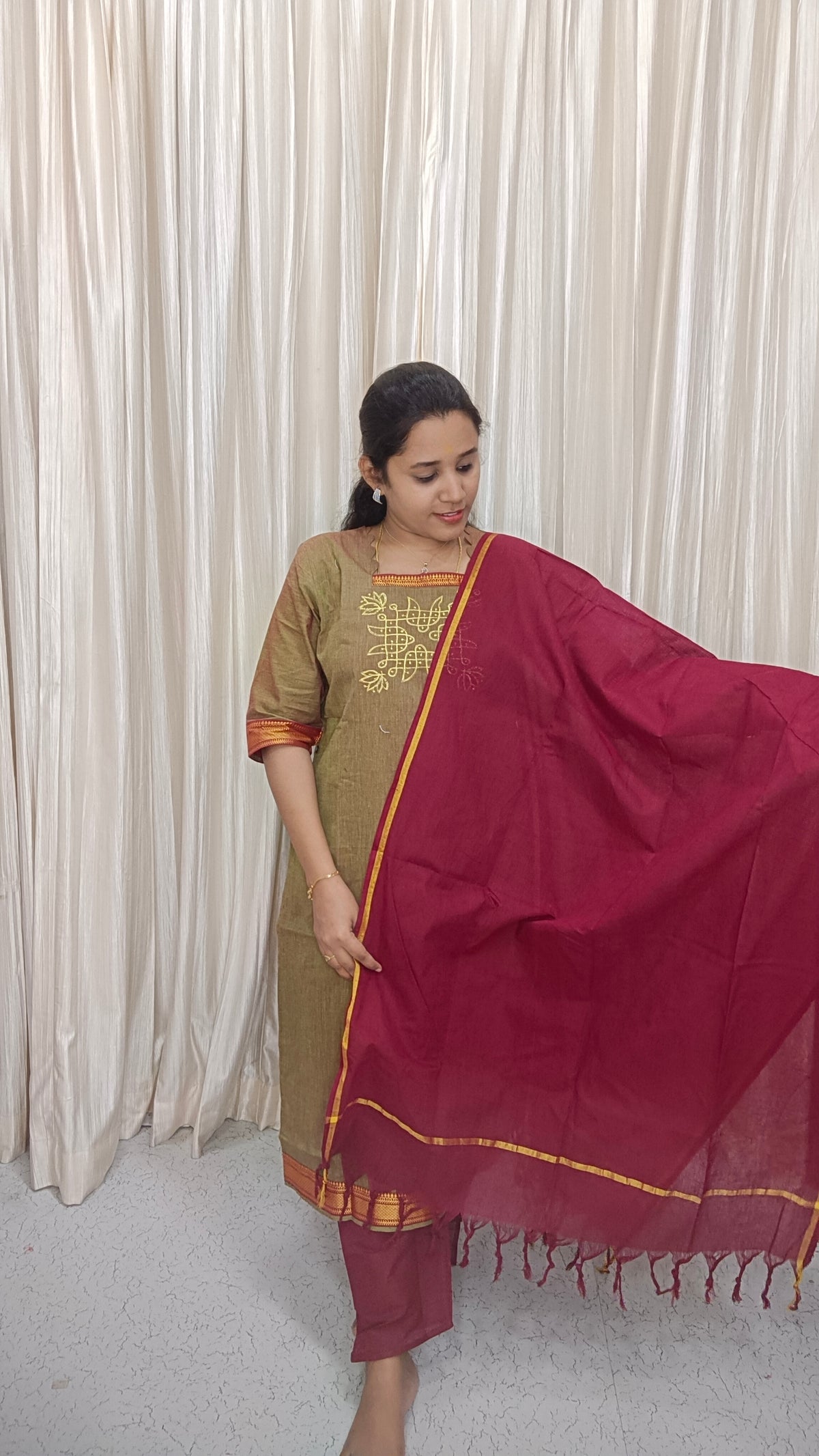 Premium Mangalgiri Cotton 3 piece set collections