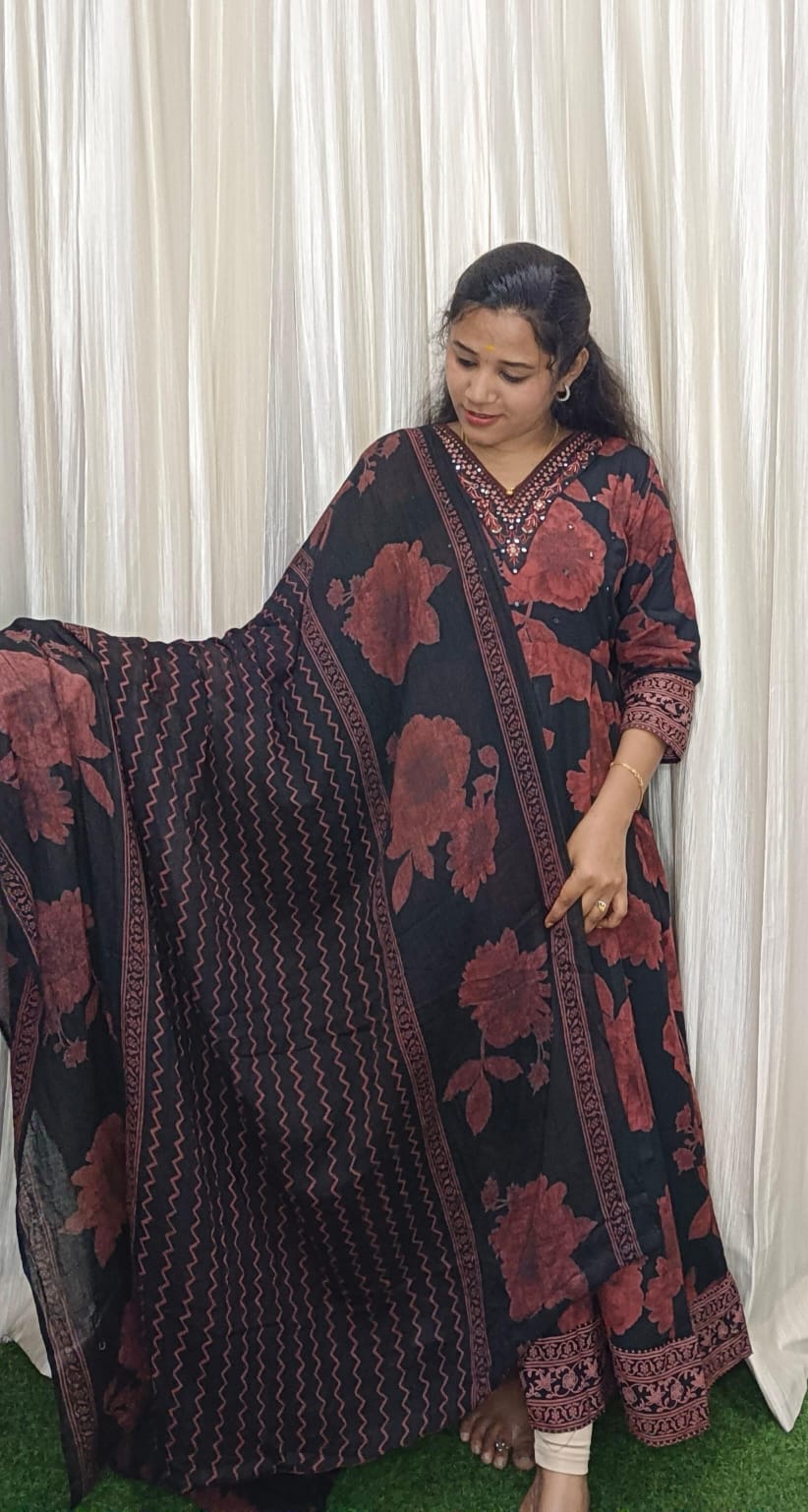 Cotton Umberalla with dupatta
