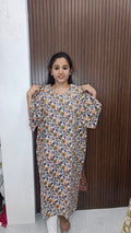 Kalamkari side open kurti