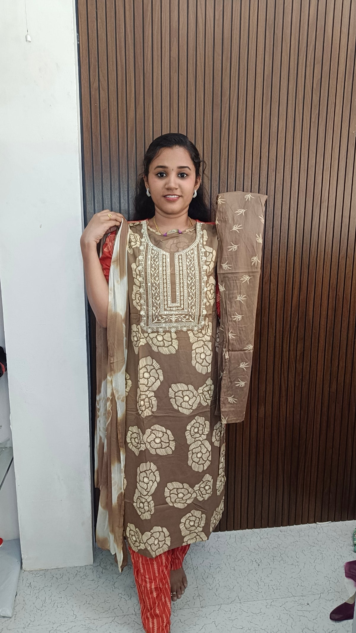 K011 Kurti with pant and dupatta