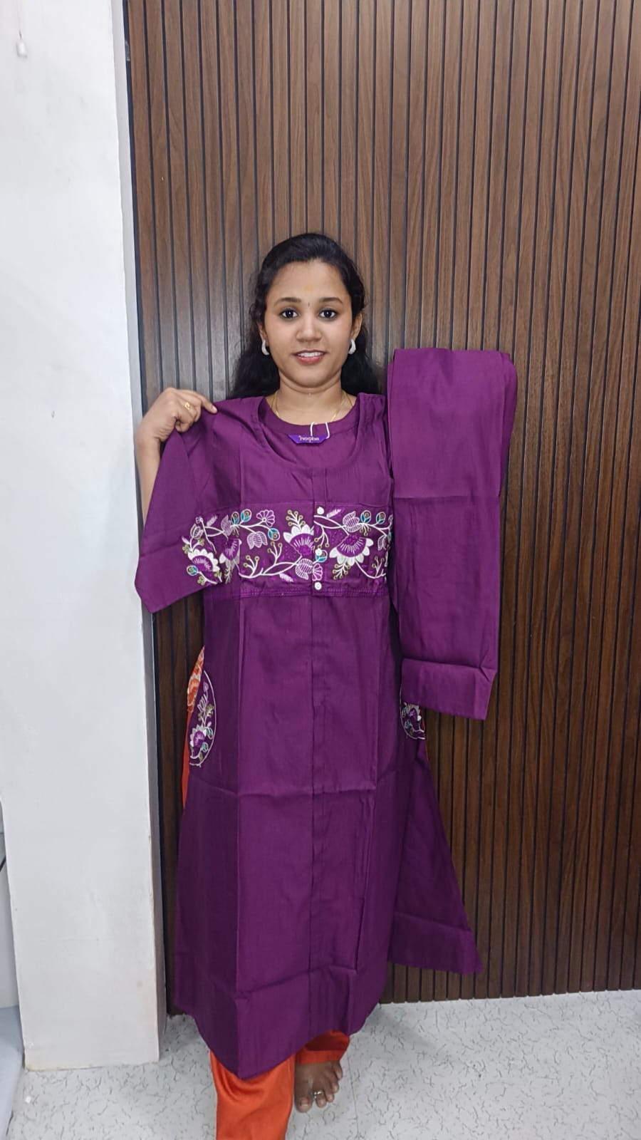 Stylish Aline Coord set with 3/4 sleeve 005