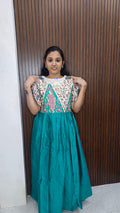 Raw silk Maxi