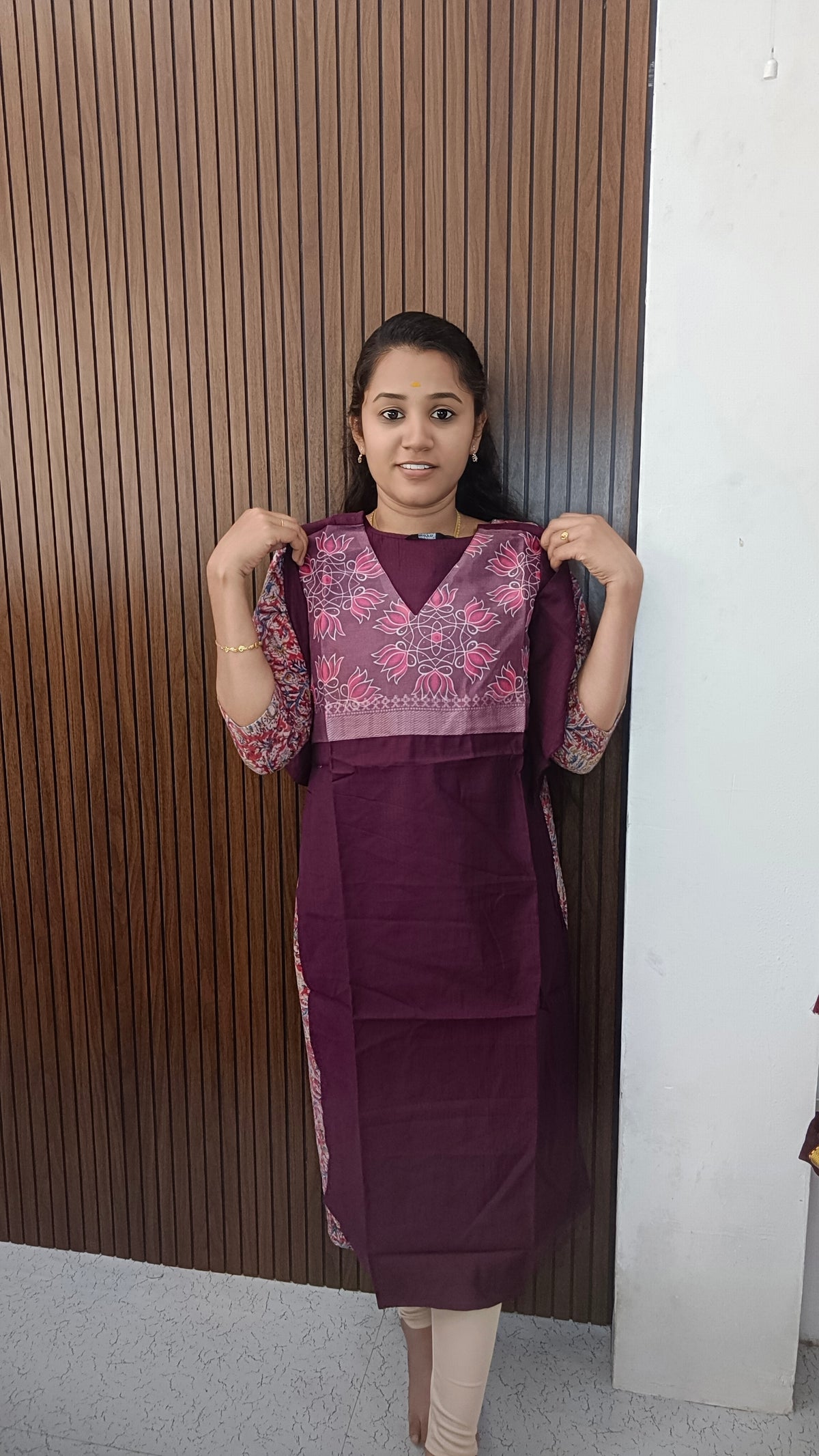 Traditional side open kurti