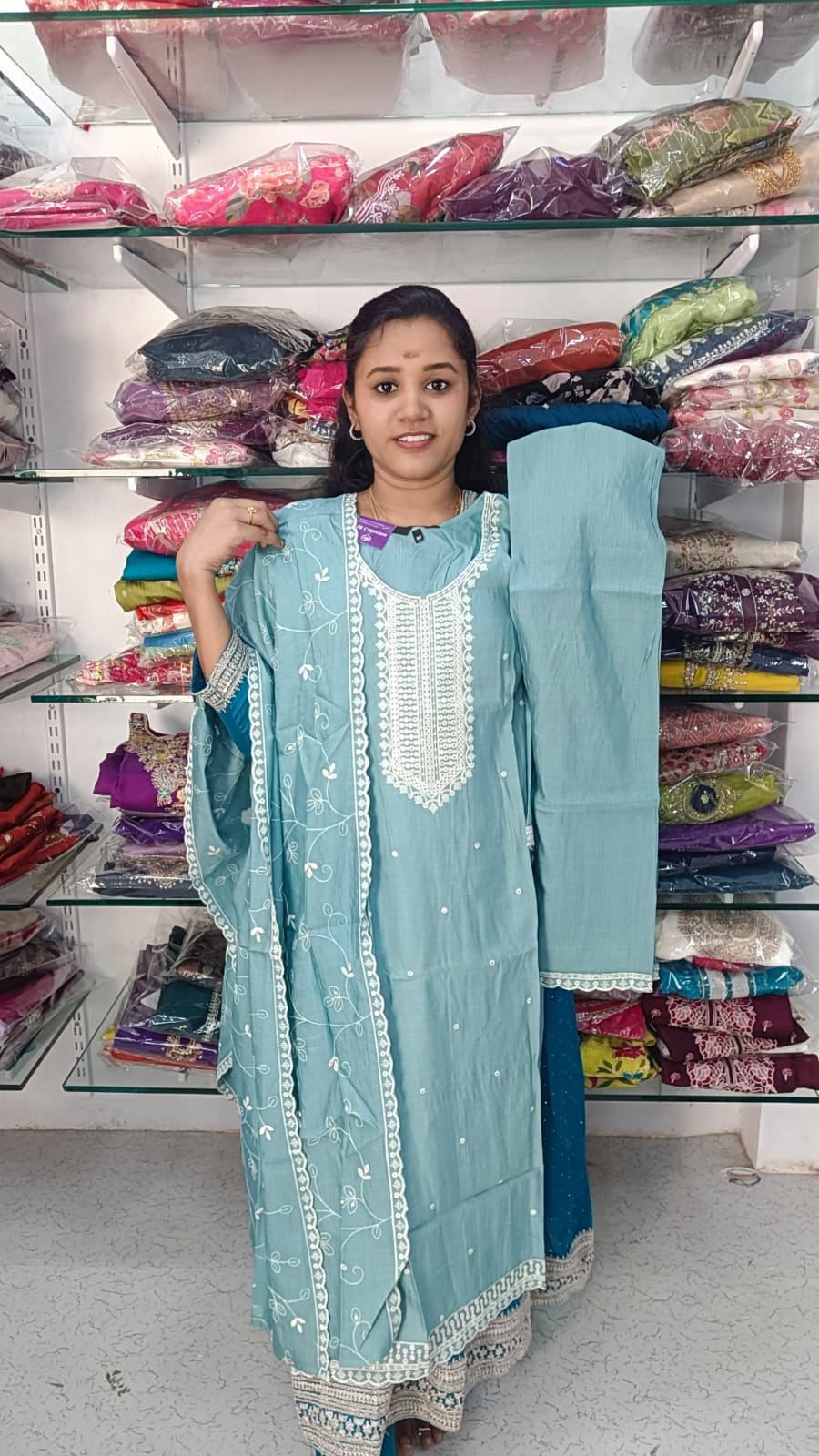 Side open kurti set
