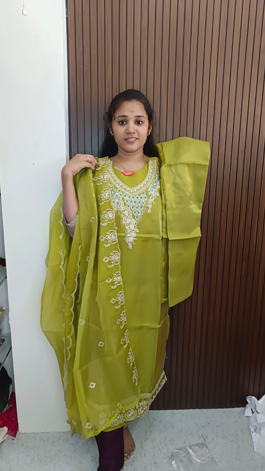 Kurti with pant and dupatta