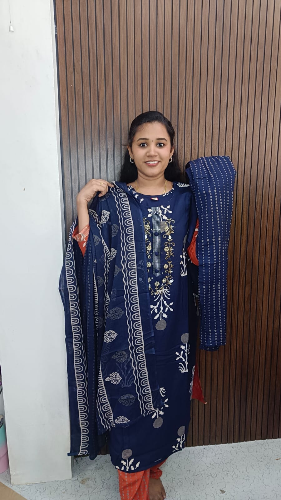 Kurti with pant and dupatta