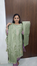 Kurti with pant and dupatta