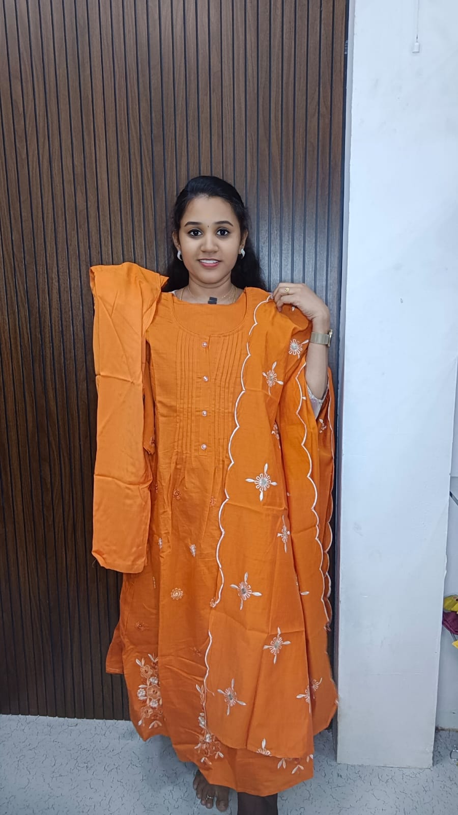 Kurti with pant and dupatta