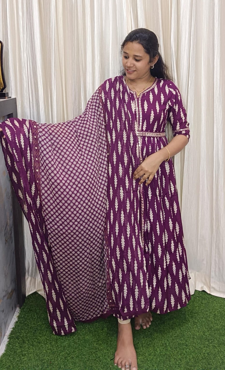 Cotton Umberalla with dupatta
