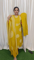 Side open kurti  set
