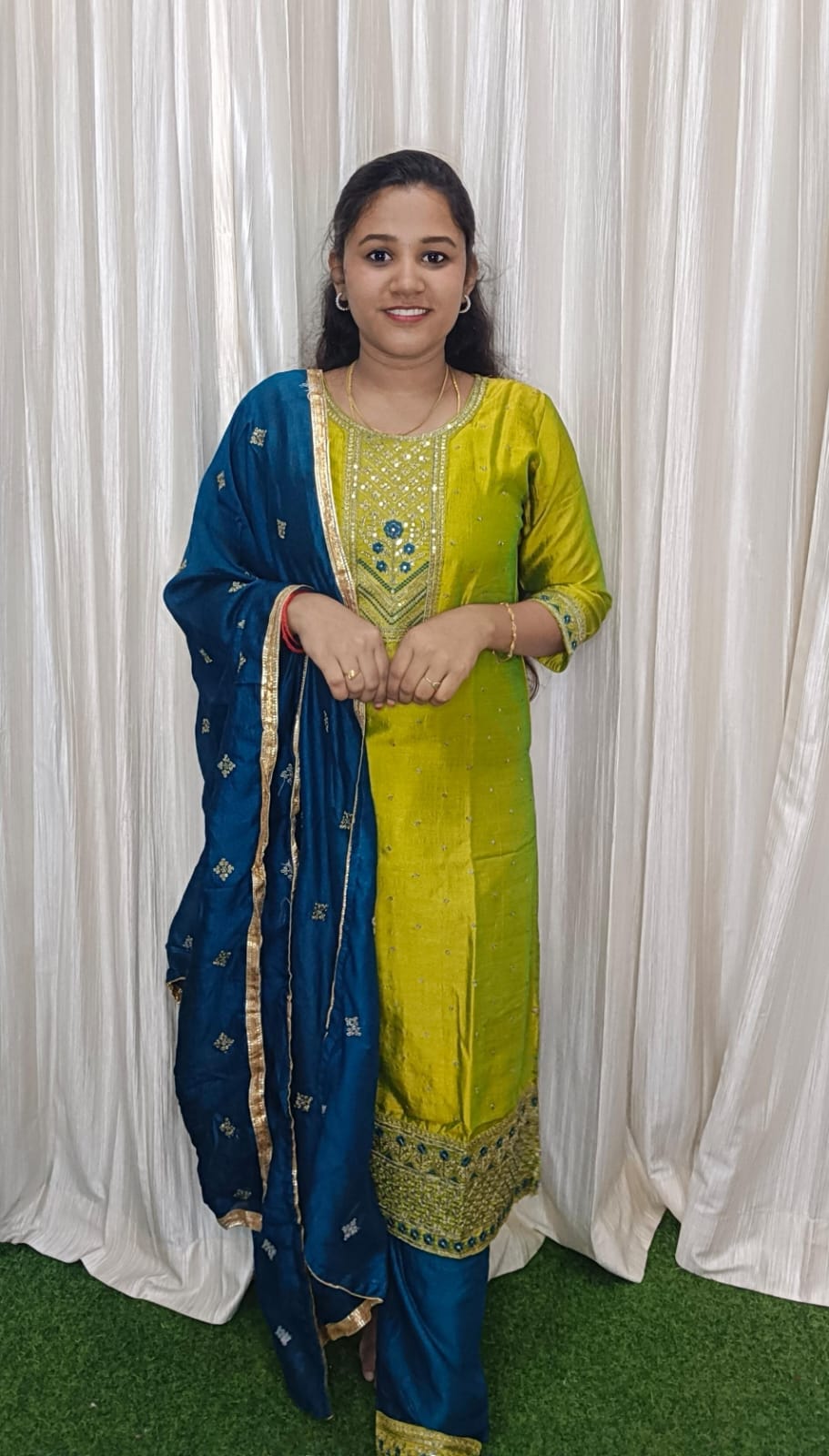 Kurti with pant & Dupatta