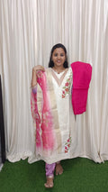 Kurti with pant and dupatta plus size