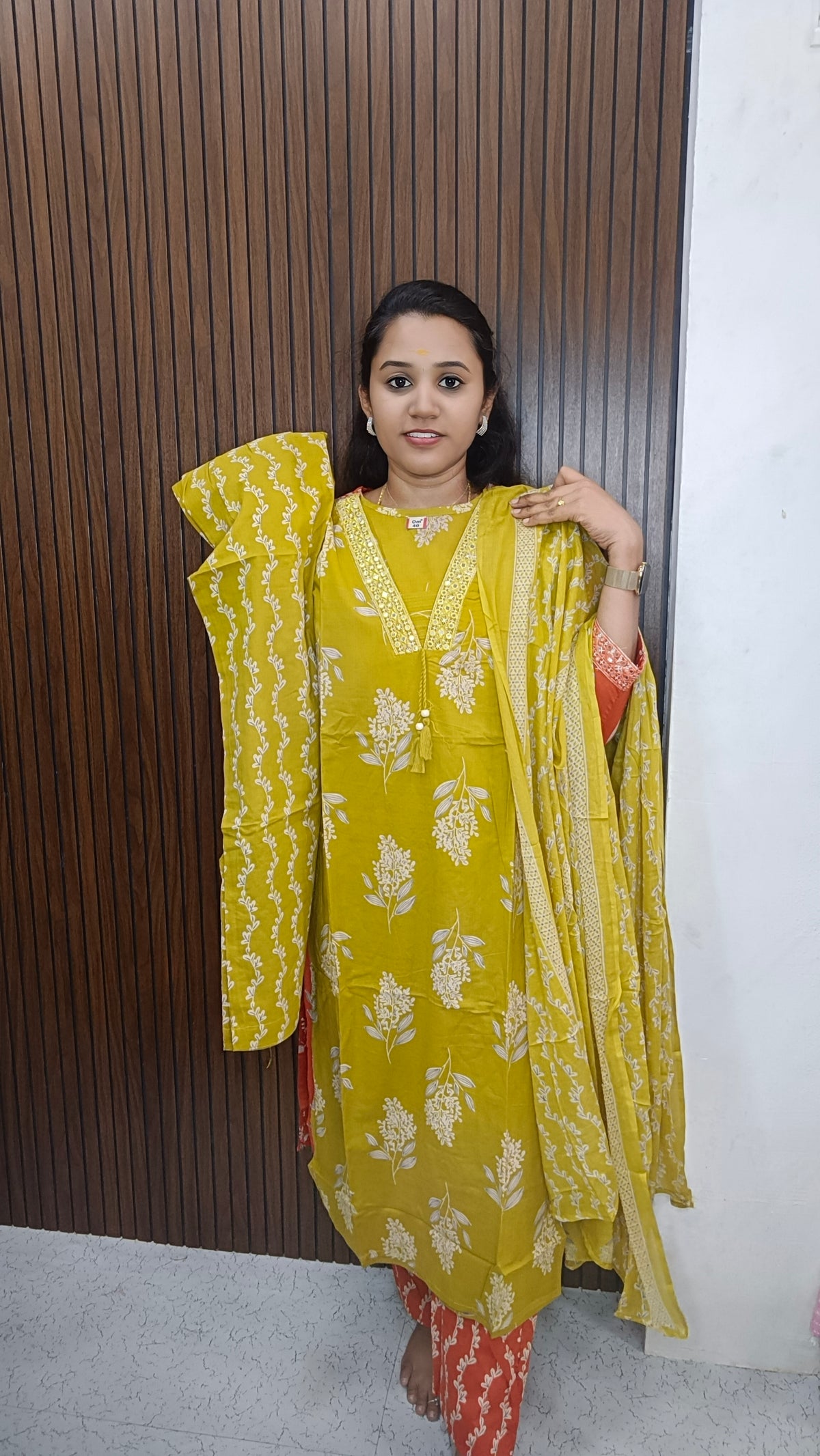 Cotton side open Kurtis sets