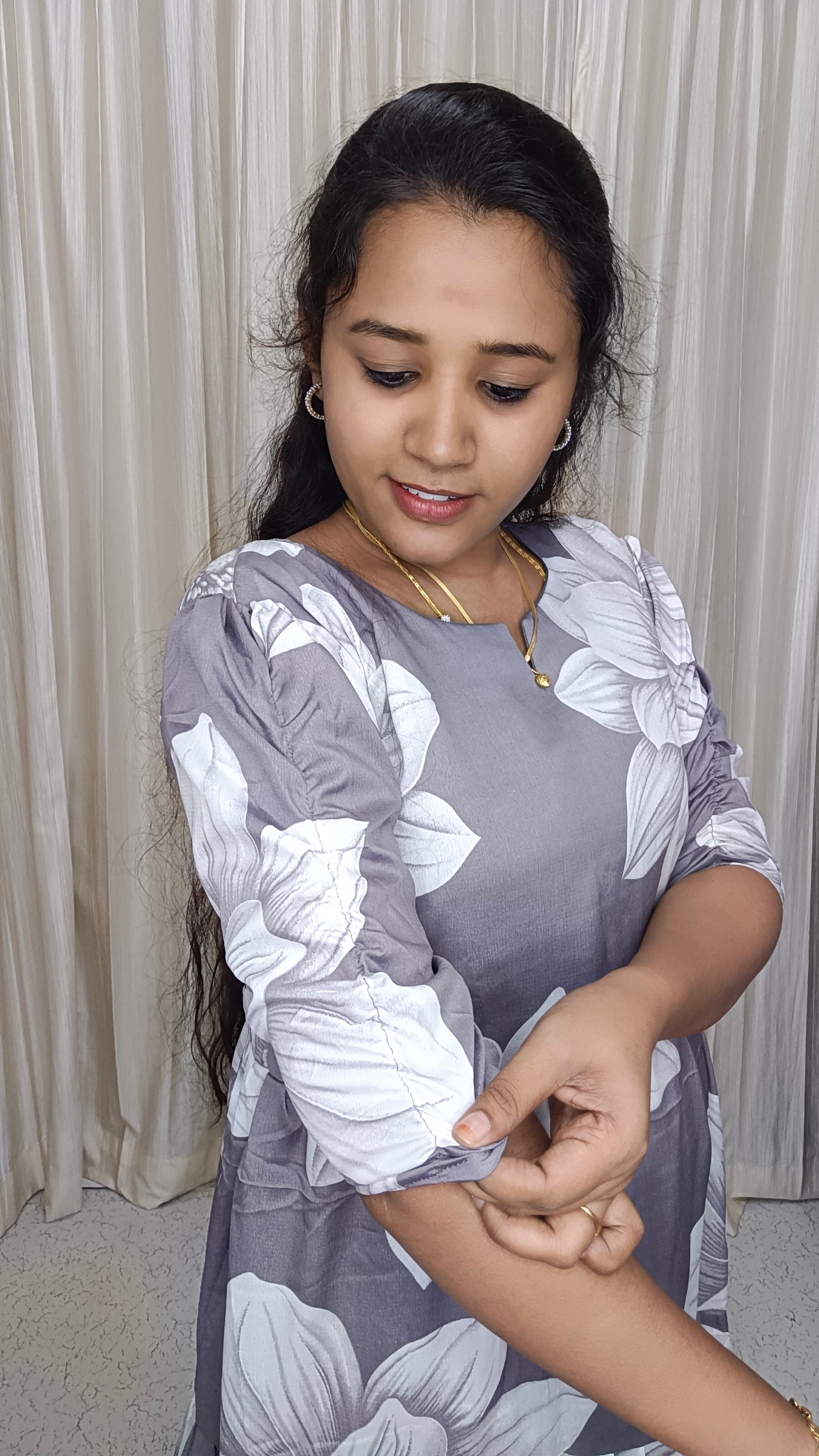Customized popcorn maxi grey
