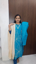 Kurti with pant and dupatta