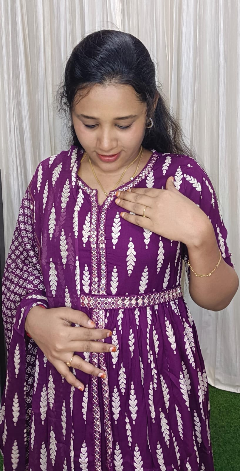Cotton Umberalla with dupatta