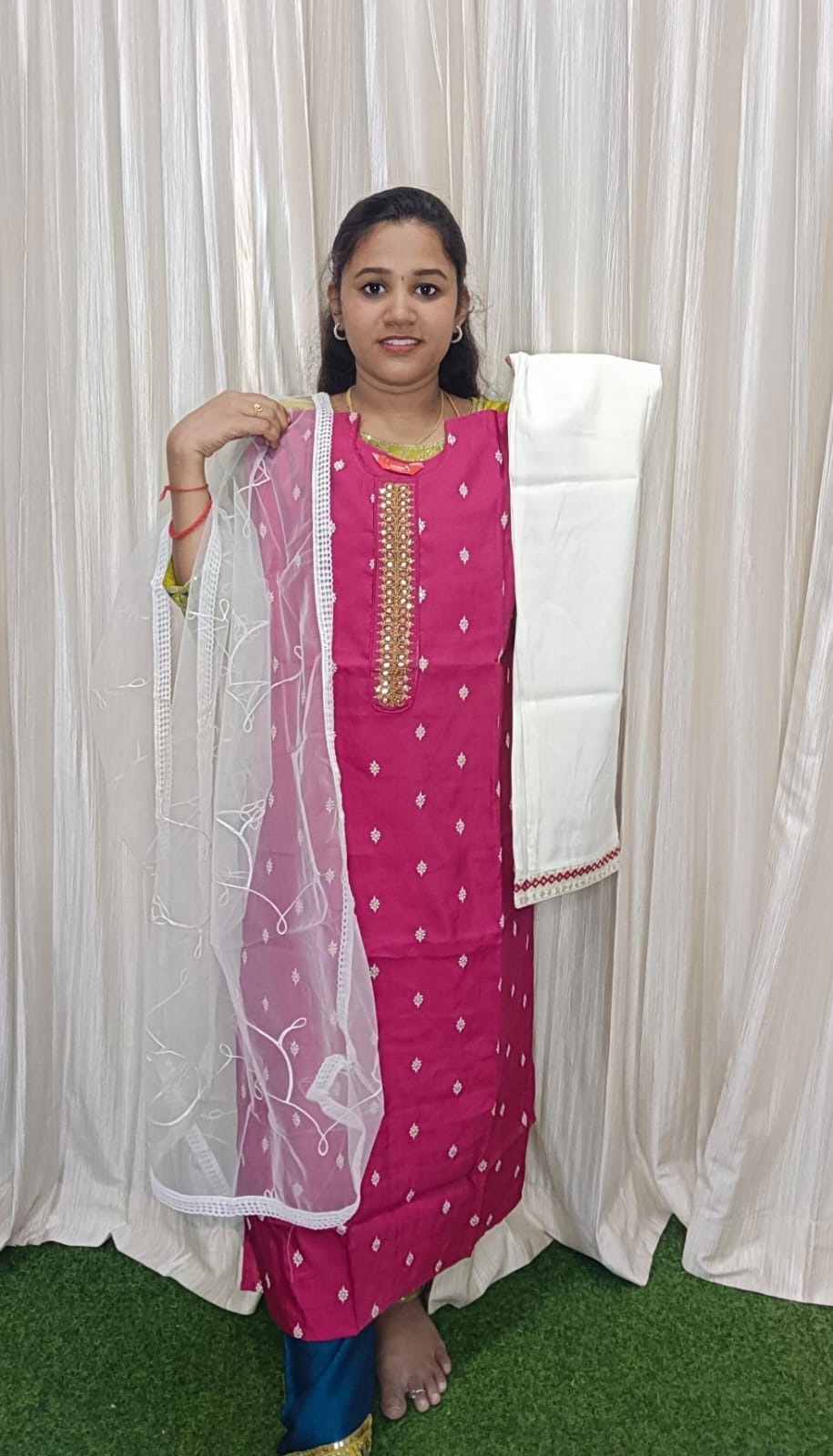 Kurti with pant & Dupatta