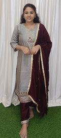 Kurti with pant & dupatta new