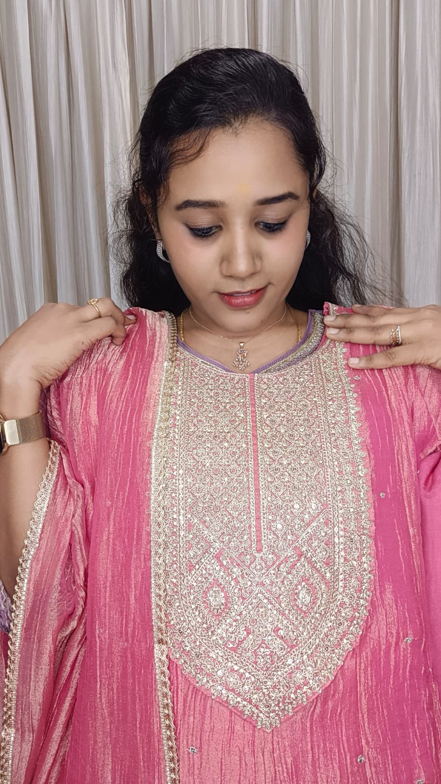 Kurti with pant and dupatta