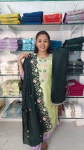 Kurti with pant and dupatta