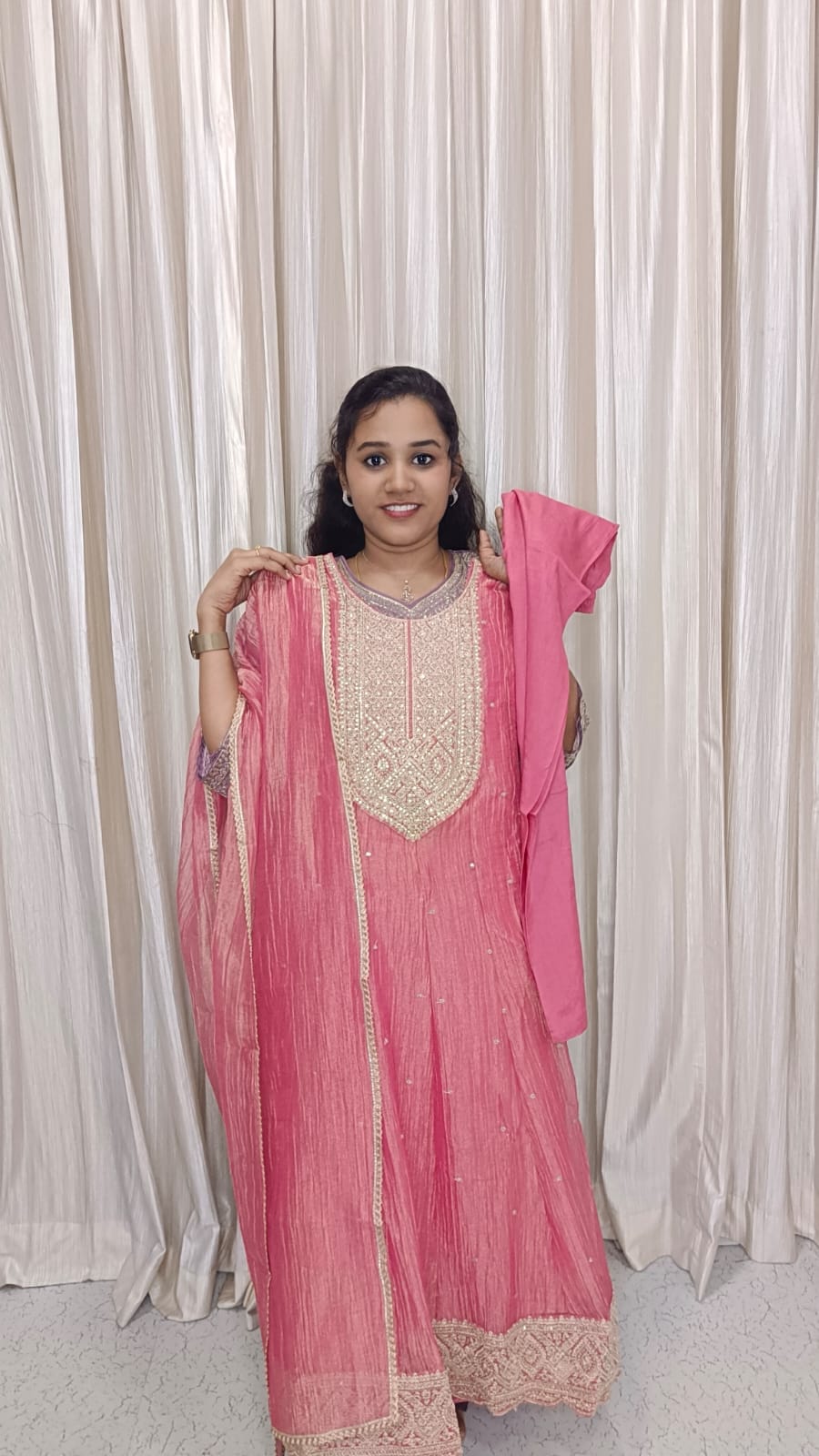 Kurti with pant and dupatta