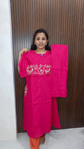 Stylish Aline Coord set with 3/4 sleeve 001