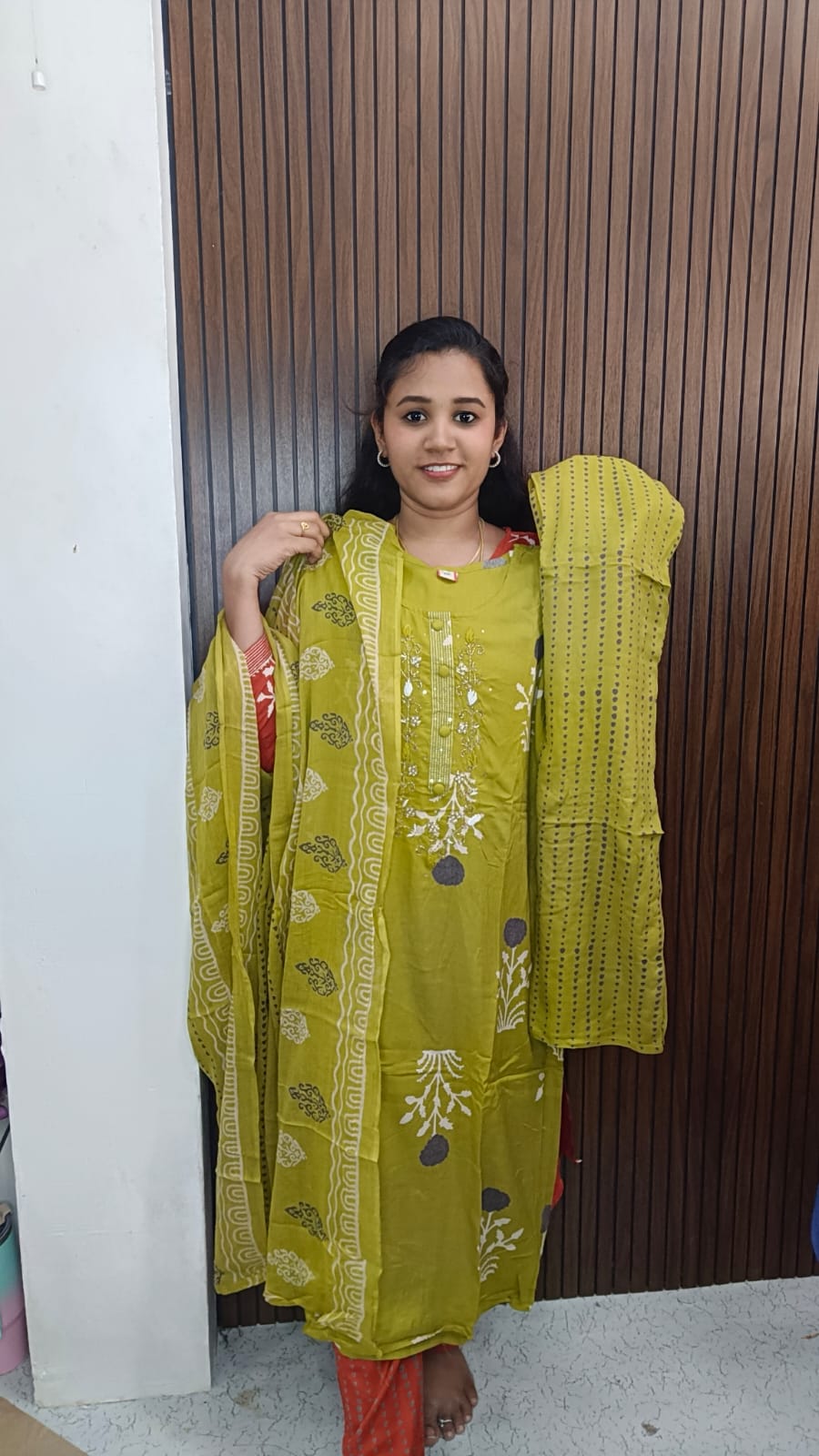 Kurti with pant and dupatta