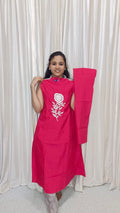Stylish Aline Coord set with 3/4 sleeve