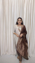 Kurti with pant and dupatta